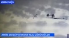 Afrin əməliyyatından real görüntülər - Türk əsgəri terrorçul...