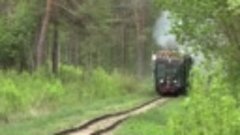 Паровоз Кч4-332 в Лавассааре _ Steam locomotive Kc4-332 [AED...
