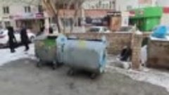 В Воронеже сотрудницы коммунальных служб сражаются за мусорн...