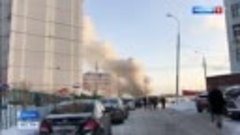 На улице Отрадная в Москве загорелись строительные бытовки
