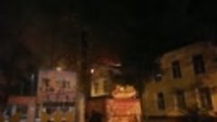 Пожар в Доме Кульуры в Дагомысе Сочи