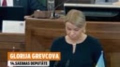 🇱🇻Глория Гревцова в Сейме Латвии: &quot;Президент должен предст...
