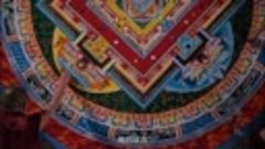 Тибетская МАНДАЛА из цветного песка 😶 Монахи  