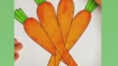  Рисуем морковку быстро
