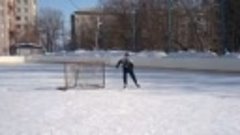 На хоккейной площадке в Бердске