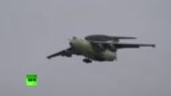 Видеокадры первого полёта российского «Летающего радара» А-1...