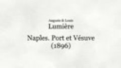 Naples, port et Vésuve (1896)