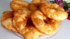 Просто мука и горячая вода и приготовьте этот вкусный рецепт...