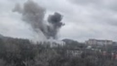 Калининский район Донецка под огнём.