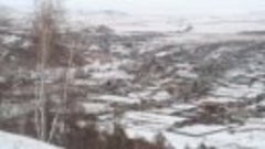 село Боград с горы Силиха (Хакасия, 5.03.2023г)