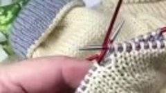 Очень простая техника вязания спицами!