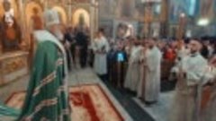 На 40-й день после трагедии в Кемерове Патриарх Кирилл совер...