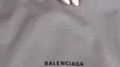 Женская сумочка &quot;Hourglass&quot; Balenciaga из глянцевой чёрной к...