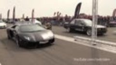 725HP BMW 325i E30 Turbo vs Lamborghini Aventador LP700-4