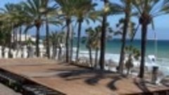 Ветренно. Marbella. Испания. Апрель 2023