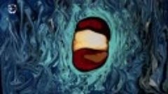 Звёздная ночь Ван Гога нарисованная на воде (эбру)