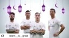 Real Madrid players saying Ramadan Mubarak 2018  لاعبي ريال ...