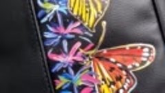 Рисунок на рюкзаке (краска по коже с фиксацией лаком) #aerog...