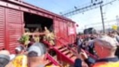 Поезд Победы прибыл в Оренбург 