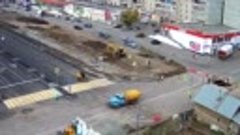Воруют асфальт на строительстве дороги по Бурова-Петрова