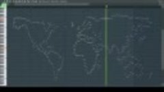 Как звучит карта мира (Карта мира переведена в ноты)