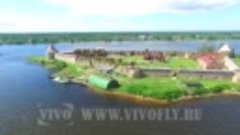 Аэросъемка Крепость орешек - The Oreshek fortress aerial vid...