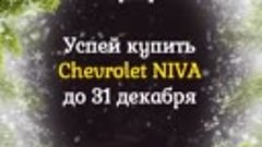 Предновогодняя акция Возьми своё от Chevrolet NIVA