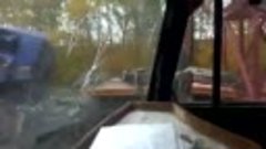 Грузовик оторвал кабину бензовозу на трассе М-7 в Нижегородс...