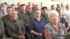 Торжественные проводы командира войсковой части 1236 полковн...