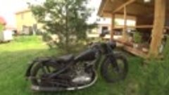 Древний мотоцикл ИЖ 350 работает! 