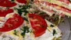 Восхитительный кабачковый торт! Очень вкусный.