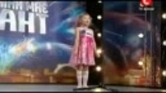 Девочка удивила всех на шоу талантов (Украина)