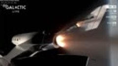 Первый коммерческий суборбитальный полет корабля VSS Unity V...