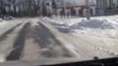 Зима февраль  2014 дорога домой  с работы Краснодар--Усть-Ла...
