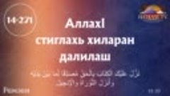 14-271) Рамзан - АллахI стиглахь хиларан далилаш