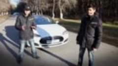 Tesla Model S Тест-драйв  в России командой &#39;Коробки Передач...