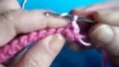 Вязание крючком - Отделка жемчужного жгутика