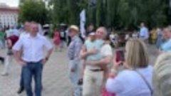 Александр Моор и Руслан Кухарук посетили площадку &quot;Танцующий...
