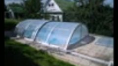 Павильон для бассейна цилиндрической формы