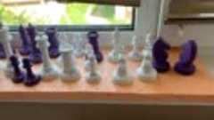Процесс создания шахматного ларьца с логотипом компании. ( л...