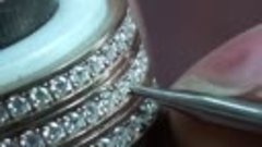 Как сделать обручальное кольцо с бриллиантами 3 ряда