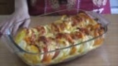 Кабачки, запеченные с помидорами и сыром. Кулинария. Рецепты...