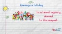 Holiday and Travelling Vocabulary in English - YouTube
