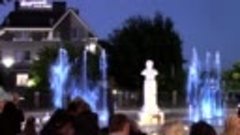 Поющий фонтан «Высоцкий» в городе Гороховец