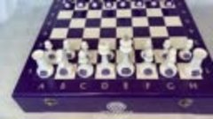 Шахматный ларец ручной работы с логотипом компании ( подарок...
