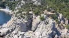 Вид на Симеиз с вершины скалы ДИВА