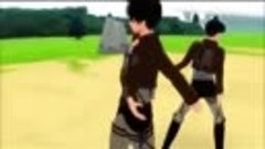 [MMD] So punch me maybe  Levi &amp; Eren (SNK)