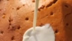 Тыквенный пирог с молочной заливкой и кремом
