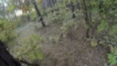 Bear Attacks Man on a Bicycle. (GoPro)