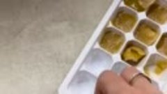 Используйте детские ледяные формы, чтобы заморозить соки или...